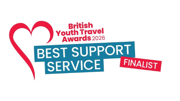 Camp America BEST SUPPORT SERVICE FINALIST British Youth Travel Awards 2026